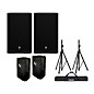 Electro-Voice ZLX-15P G2 Powered Speaker Pair With Covers and Stands thumbnail