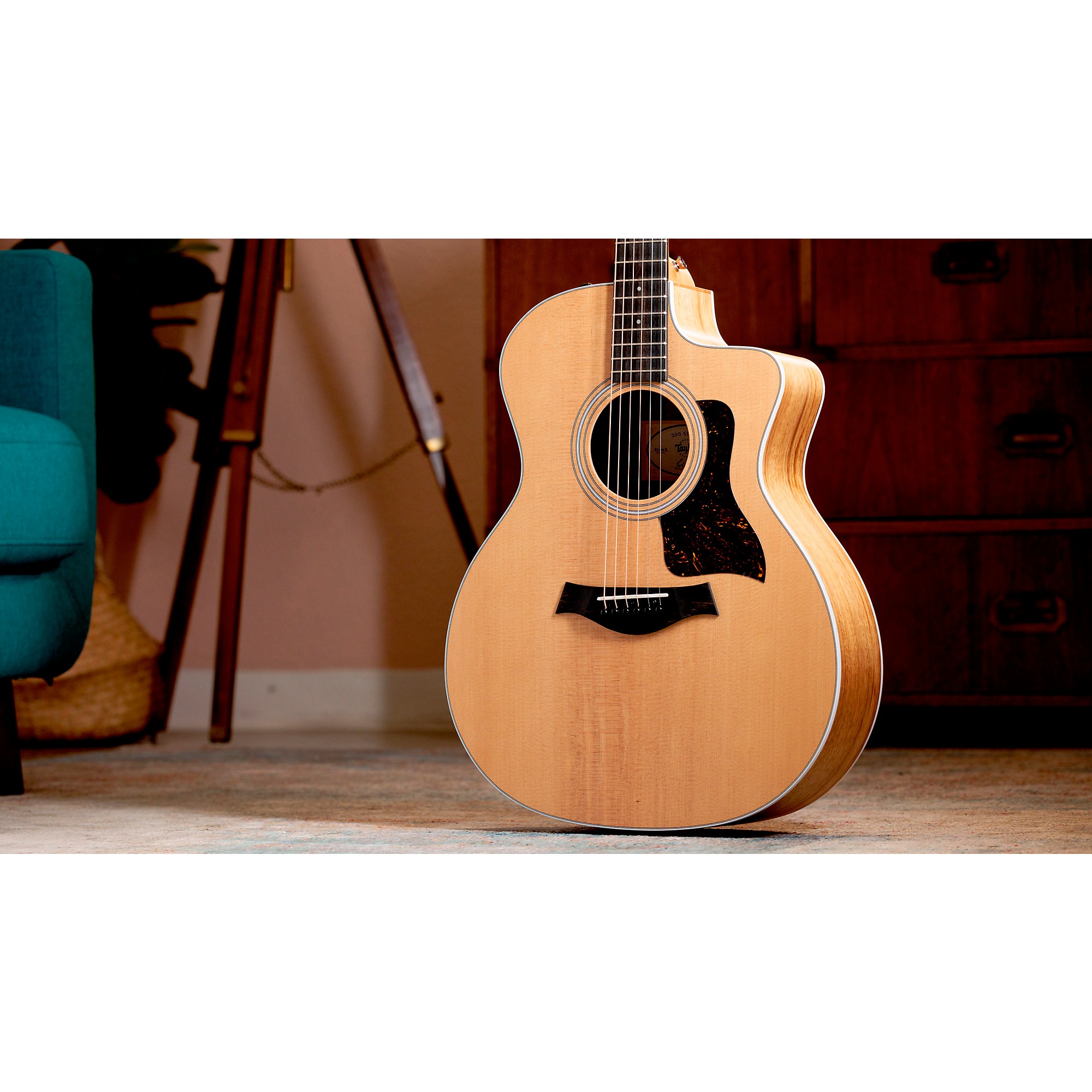 Taylor 214ce Koa Grand Auditorium Acoustic-Electric Guitar