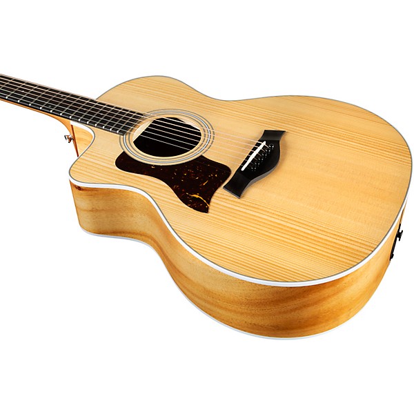 Taylor 214ce Koa Grand Auditorium Left-Handed Acoustic-Electric Guitar Natural