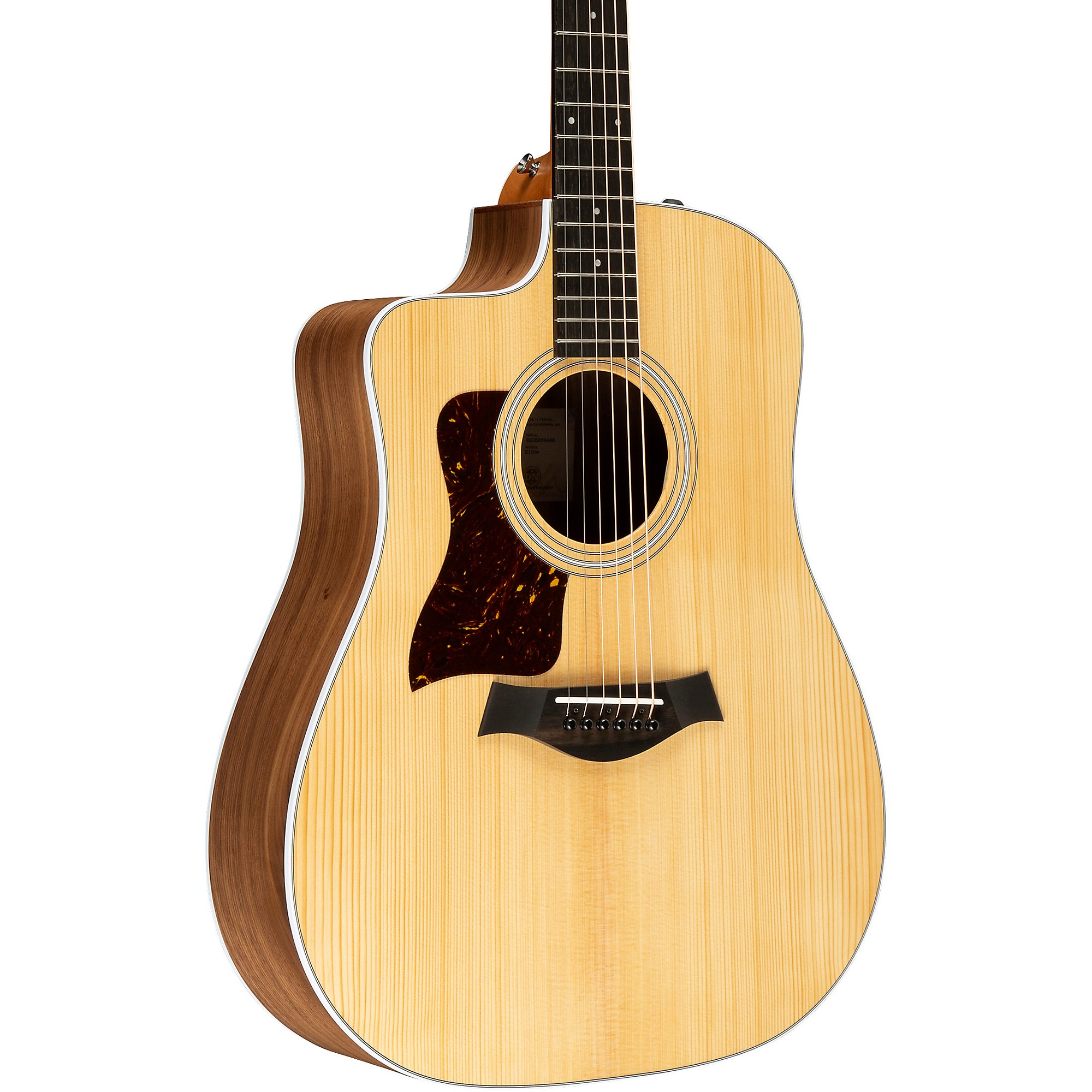 Taylor 210ce Dreadnought Left-Handed Acoustic-Electric Guitar