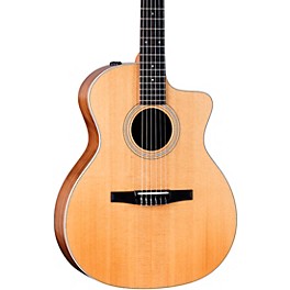 Taylor 214ce-N Grand Auditorium Nylon-String Acoustic-Electric Guitar Natural