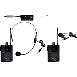 Galaxy Audio TREK UHF DUAL BODY PACK HEADSET AND LAPEL WIRELESS