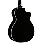 Taylor 214ce BLK Plus Grand Auditorium Left-Handed Acoustic-Electric Guitar Black