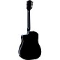 Taylor 250ce Plus Dreadnought 12-String Acoustic-Electric Guitar Black