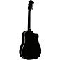 Taylor 250ce Plus Dreadnought 12-String Left-Handed Acoustic-Electric Guitar Black