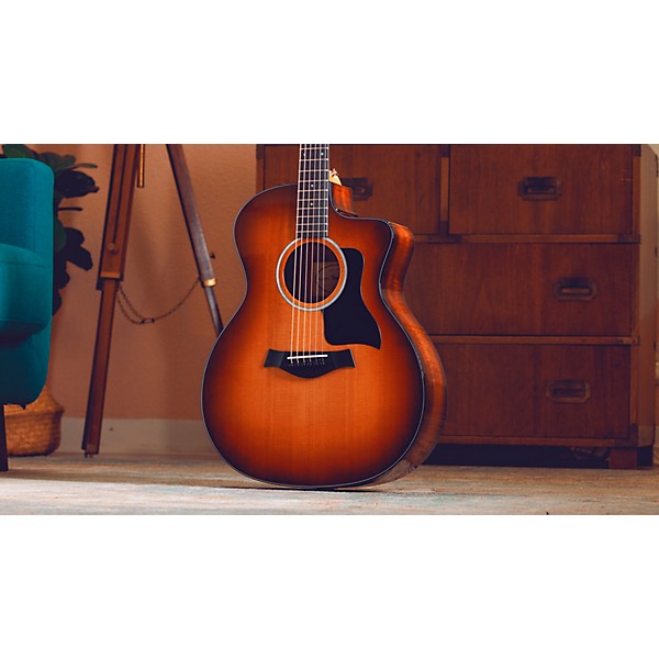Taylor 214ce-K Plus Grand Auditorium Acoustic-Electric Guitar Shaded Edge Burst