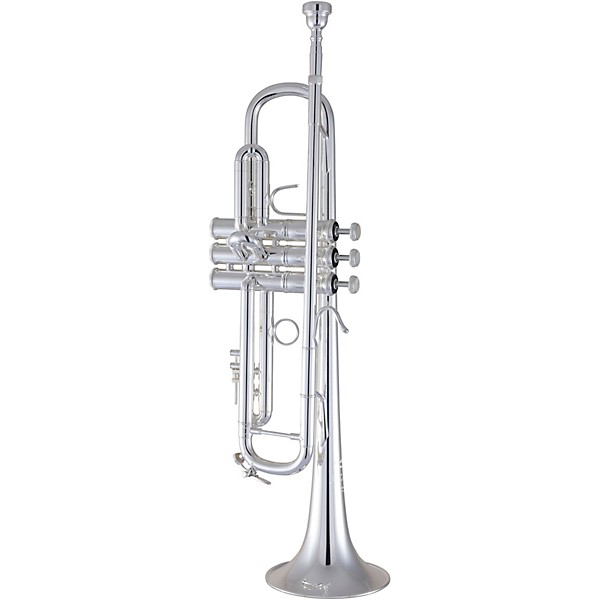 Bach 180 Stradivarius 37 Bell Series Professional Bb Trumpet with Reverse Leadpipe Silver plated Yellow Brass Bell