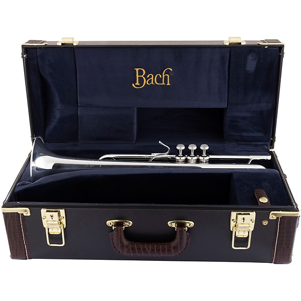 Bach 180 Stradivarius 43 Bell Series Professional Bb Trumpet with Reverse Leadpipe Silver plated Yellow Brass Bell