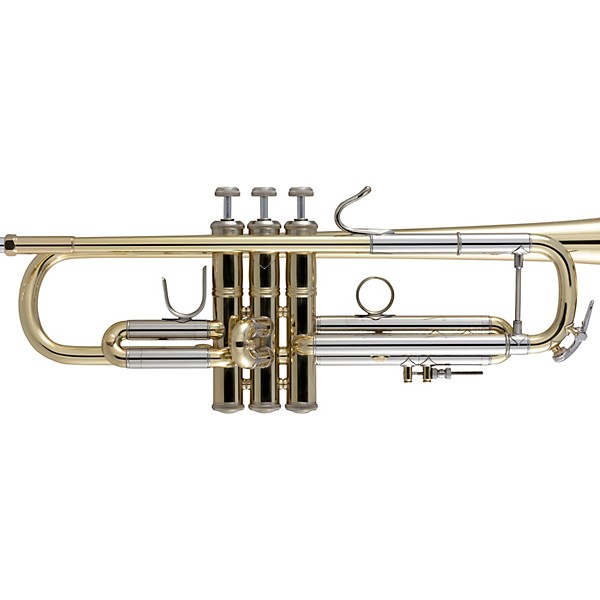 Bach 180 Stradivarius 43 Bell Series Professional Bb Trumpet with Reverse Leadpipe Lacquer Yellow Brass Bell