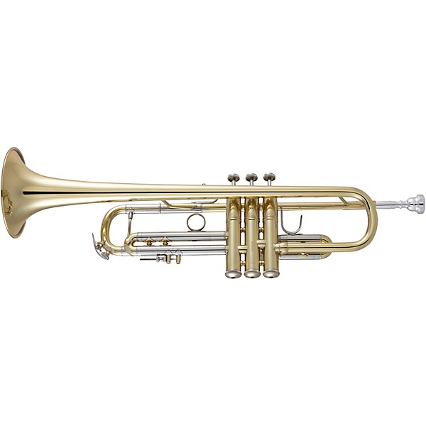 Bach 180 Stradivarius 43 Bell Series Professional Bb Trumpet with Reverse Leadpipe Lacquer Yellow Brass Bell