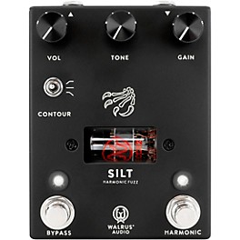 Walrus Audio Silt Harmonic Tube Fuzz Effects Pedal Black Walrus Audio Silt Harmonic Tube Fuzz Effects Pedal Black