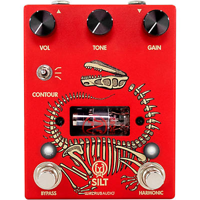 Walrus Audio Silt Harmonic Tube Fuzz Effects Pedal Red for sale