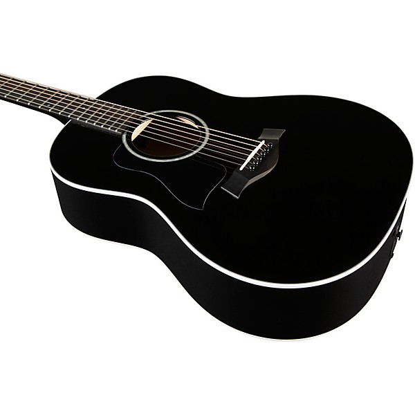 Taylor 217e Plus Grand Pacific Left-Handed Acoustic-Electric Guitar Black