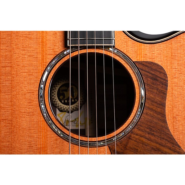 Taylor 814ce Builder's Edition 50th Anniversary Limited-Edition Grand Auditorium Acoustic-Electric Guitar Kona Edgeburst