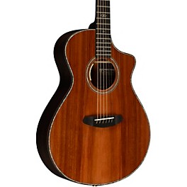 Breedlove Premier Redwood-Brazilian Rosewood Thinline Limited Edition Cutaway Concert Acoustic-Electric Guitar Natural