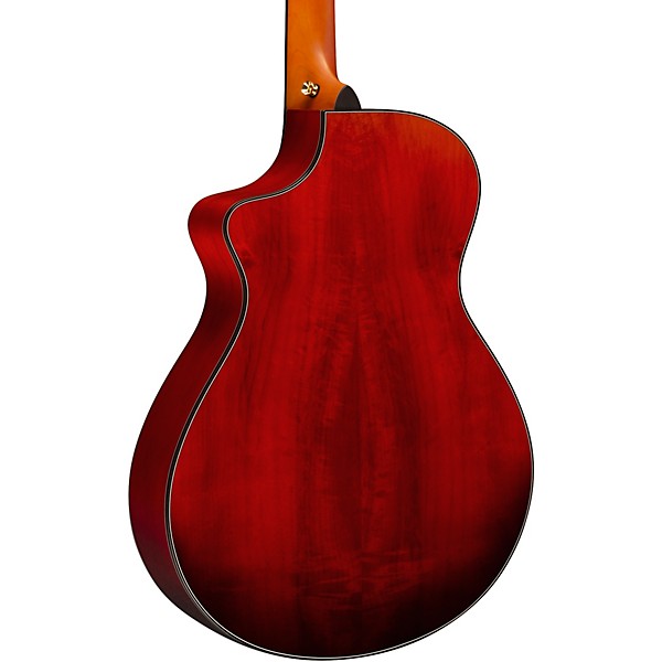 Breedlove Oregon All Myrtlewood Thinline Limited Edition Concert Cutaway Acoustic-Electric Guitar Hot Rod