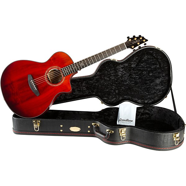Breedlove Oregon All Myrtlewood Thinline Limited Edition Concert Cutaway Acoustic-Electric Guitar Hot Rod