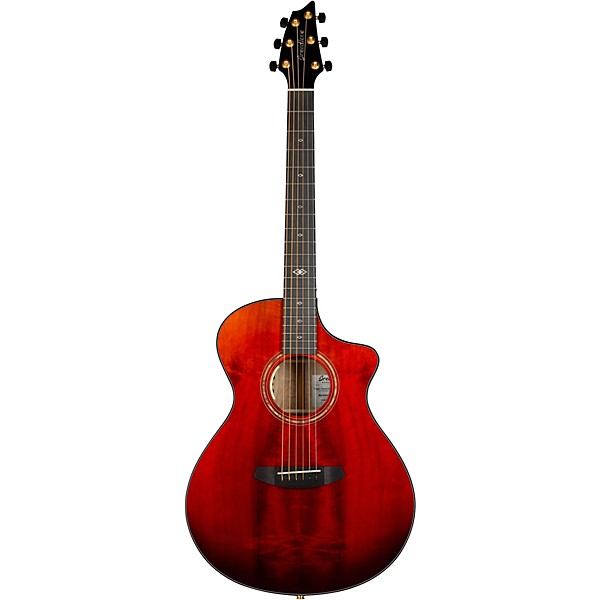 Breedlove Oregon All Myrtlewood Thinline Limited Edition Concert Cutaway Acoustic-Electric Guitar Hot Rod