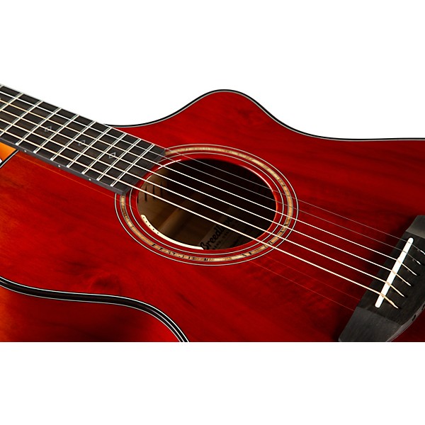 Breedlove Oregon All Myrtlewood Thinline Limited Edition Concert Cutaway Acoustic-Electric Guitar Hot Rod