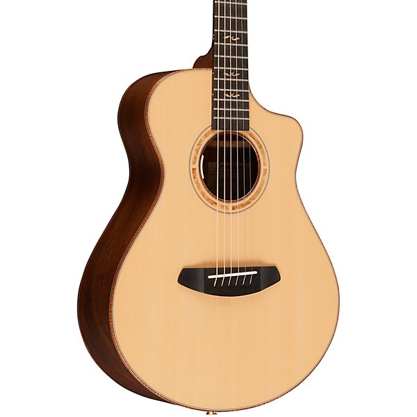 Breedlove Legacy Port Orford Cedar-Walnut Cutaway Companion Acoustic-Electric Guitar Natural