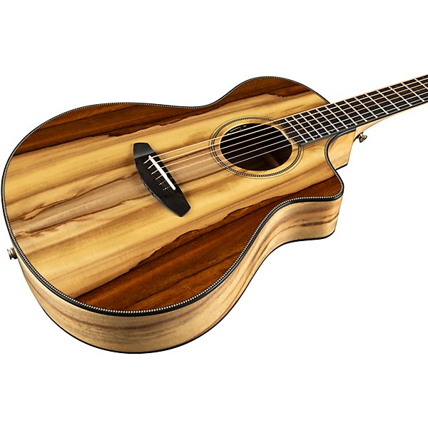 Breedlove Oregon All Myrtlewood Thinline Cutaway Concert Acoustic-Electric Guitar Natural