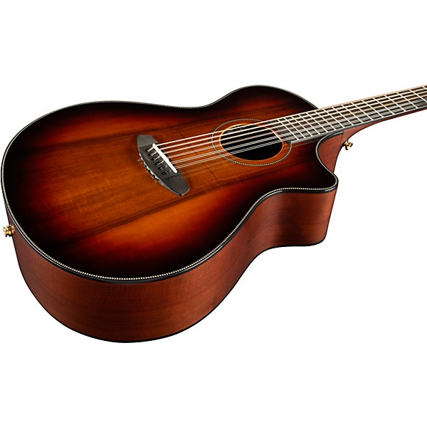 Breedlove Oregon All-Myrtlewood 12-String Cutaway Concerto Acoustic-Electric Guitar Old Fashioned