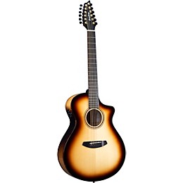 Breedlove Artista Pro European Spruce-Myrtlewood 12-String Cutaway Concert Acoustic-Electric Guitar Burnt Amber