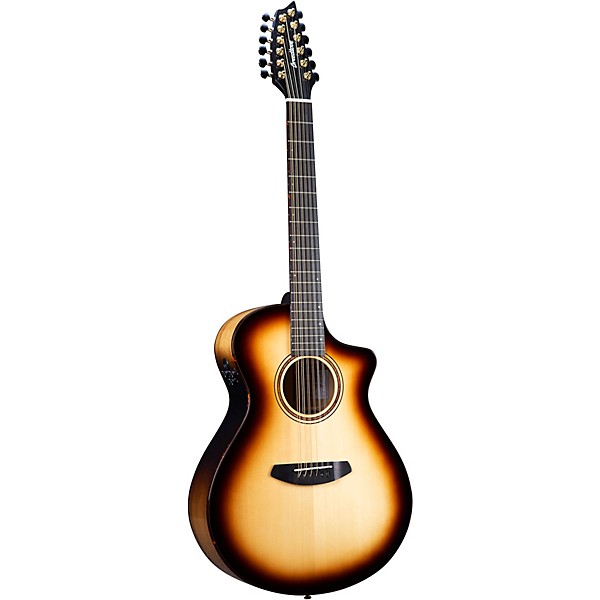 Breedlove Artista Pro European Spruce-Myrtlewood 12-String Cutaway Concert Acoustic-Electric Guitar Burnt Amber