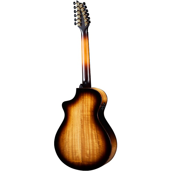 Breedlove Artista Pro European Spruce-Myrtlewood 12-String Cutaway Concert Acoustic-Electric Guitar Burnt Amber