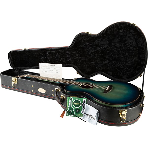 Breedlove Oregon All-Myrtlewood Limited-Edition Concert Acoustic Guitar Lagoon