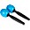 Nino Medium ABS Maracas Pair Sky Blue Nino Medium ABS Maracas Pair Sky Blue