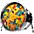 Evans Yellow Submarine Primrose Prairie Bass Drumhead 20 in. Evans Yellow Submarine Primrose Prairie Bass Drumhead 20 in.