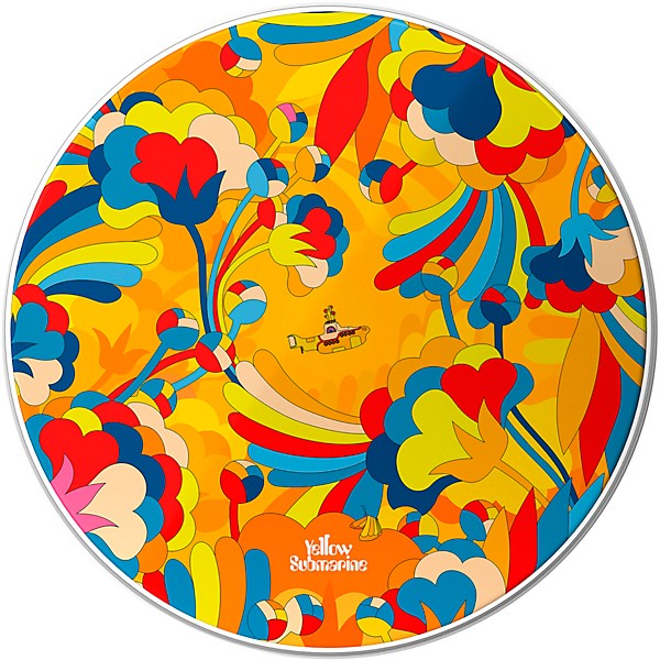 EVANS Yellow Submarine Primrose Prairie Bass Drum Head 22 in.