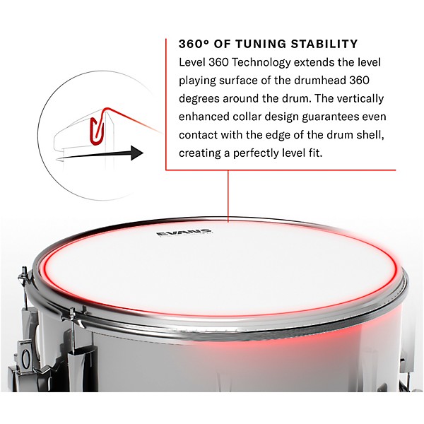 EVANS Yellow Submarine Primrose Prairie Bass Drum Head 22 in.