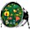 Evans Yellow Submarine Pepperland Woods Bass Drumhead 22 in. Evans Yellow Submarine Pepperland Woods Bass Drumhead 20 in.