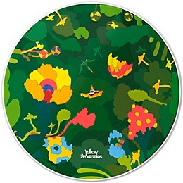 Evans Yellow Submarine Pepperland Woods Bass Drumhead 20 in.