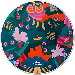 Evans Yellow Submarine Under the Sea Bass Drumhead 22 in.