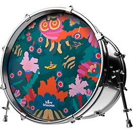 Evans Yellow Submarine Under the Sea Bass Drumhead 20 in. Evans Yellow Submarine Under the Sea Bass Drumhead 20 in.