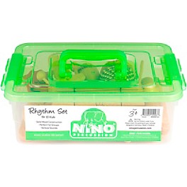 Nino Wooden Rhythm Set with Plastic Storage Container