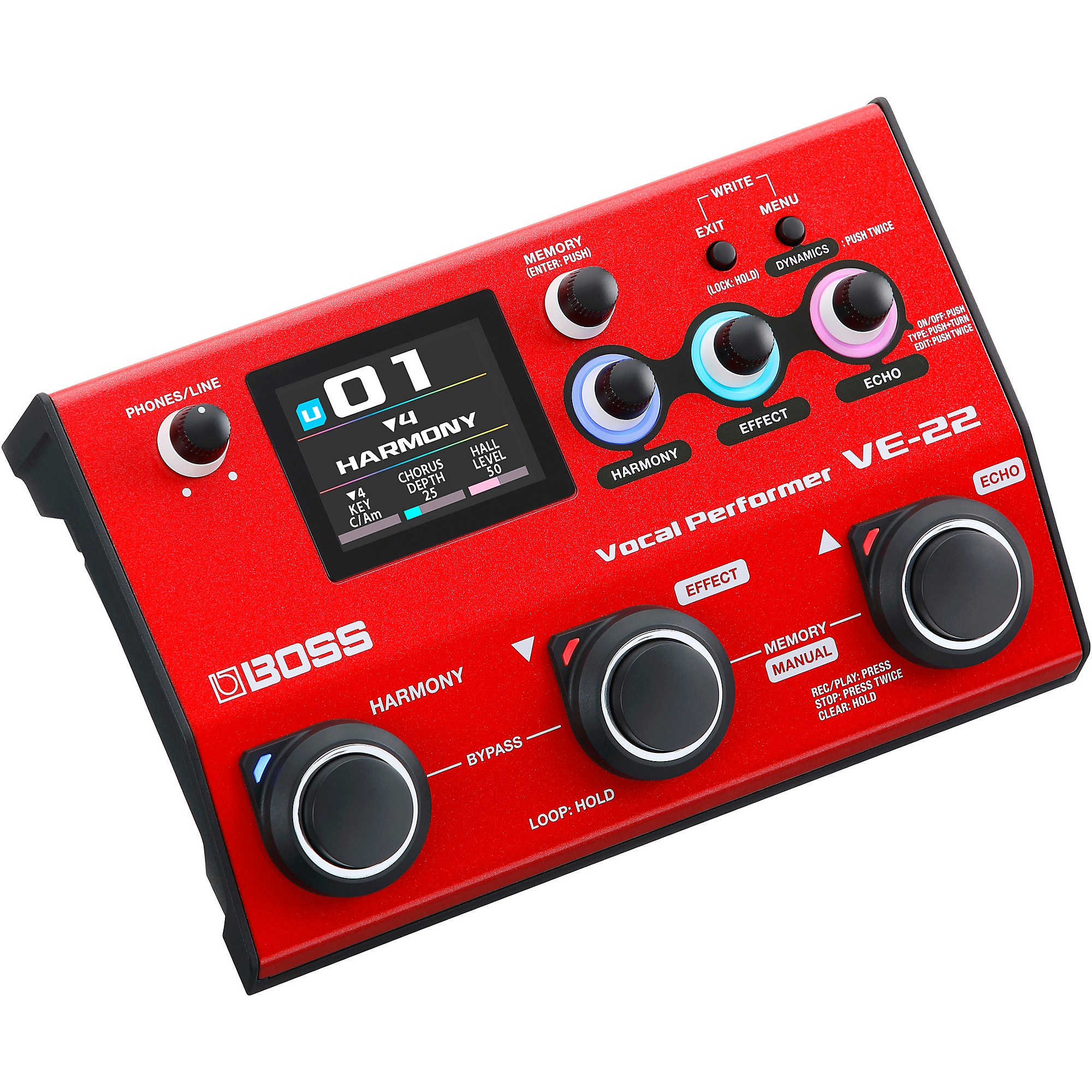 BOSS VE-22 Vocal Performer(ACアダプター付) BOSS VE-22 Vocal Performer With Power Supply | Guitar Center