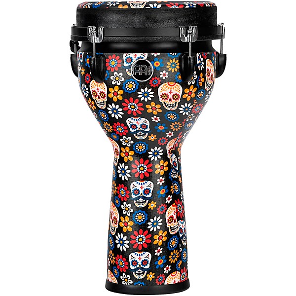 MEINL Jumbo Djembe with Matching Head 10 in. Day of the Dead