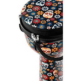 MEINL Jumbo Djembe with Matching Head 10 in. Day of the Dead