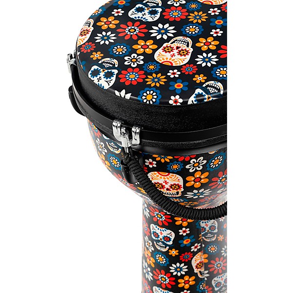 MEINL Jumbo Djembe with Matching Head 10 in. Day of the Dead