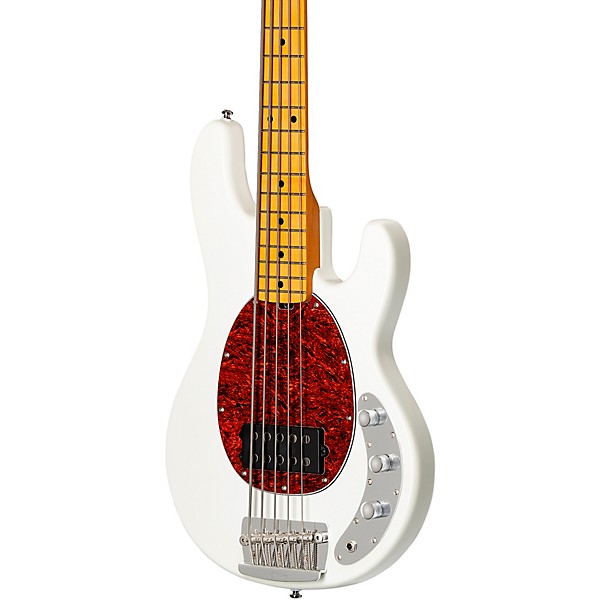 Open Box Sterling by Music Man StingRay Classic 5 RAY25CA Bass Level 1 Olympic White