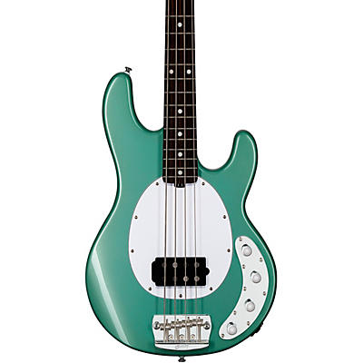 Sterling By Music Man Stingray Ray34 Bass Dorado Green for sale