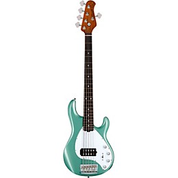 Open Box Sterling by Music Man StingRay 5 RAY35 Bass Level 1 Dorado Green