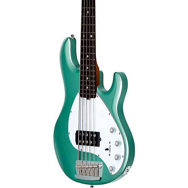 Sterling by Music Man StingRay 5 RAY35 Bass Dorado Green