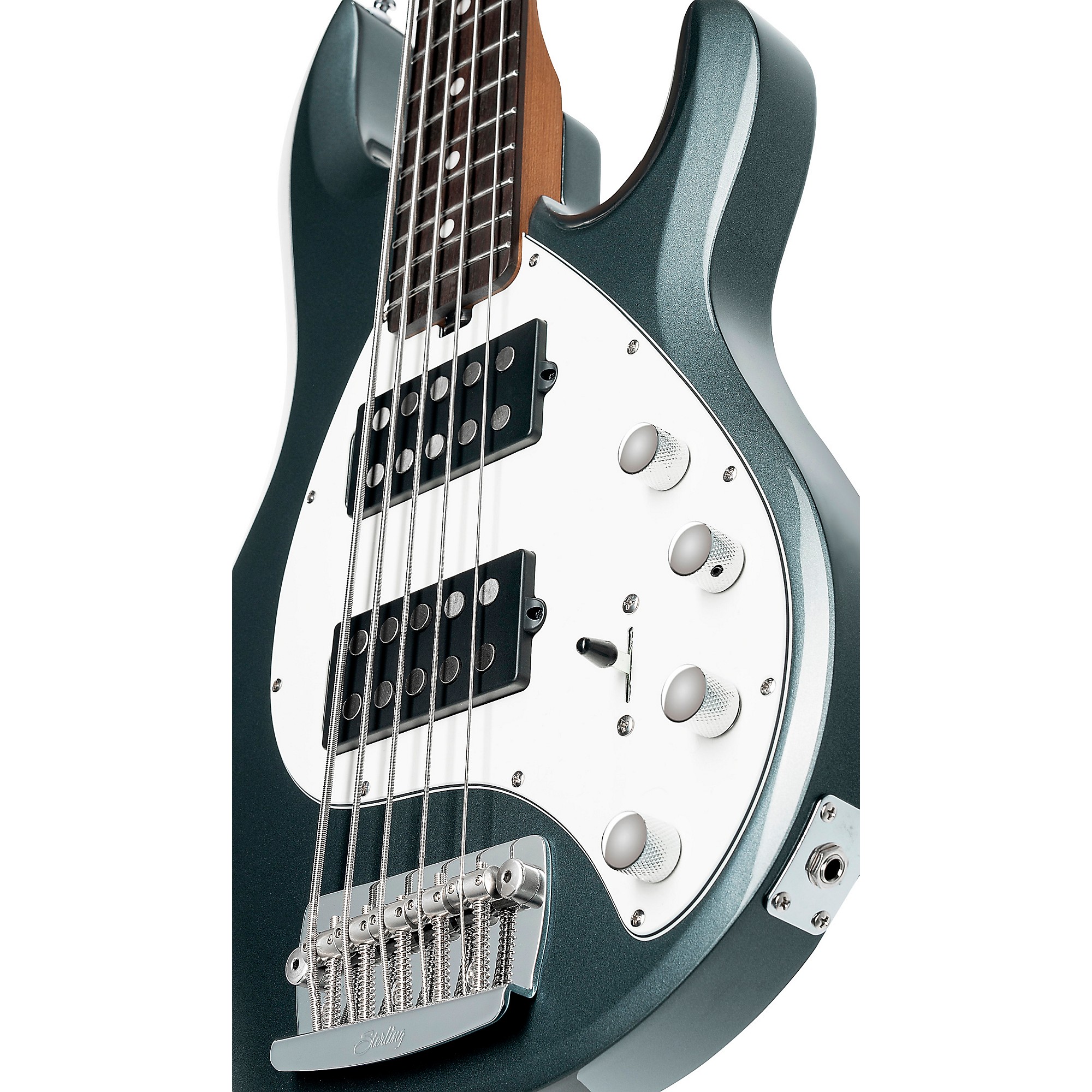 Sterling by Music Man StingRay 5 RAY35 HH Bass Charcoal Frost