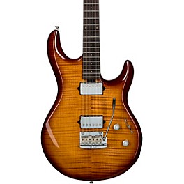 Sterling by Music Man Luke Flame Maple Electric Guitar ... Sterling by Music Man Luke Flame Maple Electric Guitar Hazel Burst