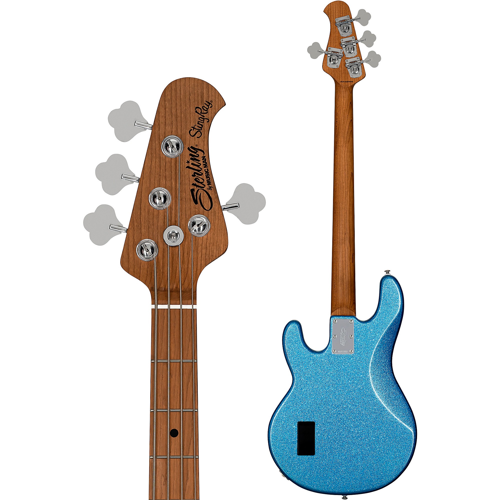 Sterling by Music Man StingRay RAY34 Sparkle Bass Blue